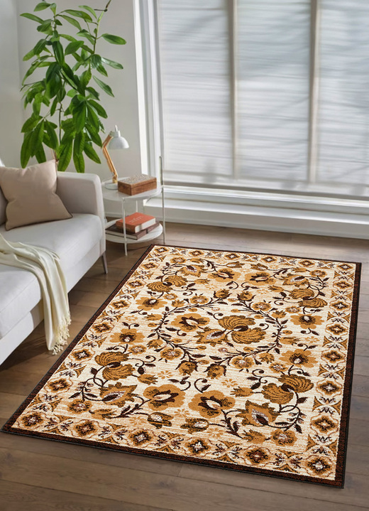 Klassisch - Gewebte Brücken und Teppiche, in Größe 111 (Brücke, 60x110 cm) bis 288 (Teppich, 240x330 cm), in Farbe BEIGE Ansicht 1