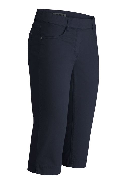 Broeken met elastische band - Bermudashort in comfortabel pull-on-model Broeken met elastische band - Bermudashort in comfortabel pull-on-model, in Größe 034 bis 052, in Farbe MARINE