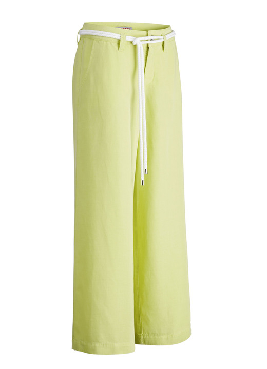 Culotten - Culotte met trendy koordceintuur Culotten - Culotte met trendy koordceintuur, in Größe 018 bis 052, in Farbe LIMOEN