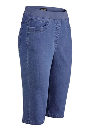 Bermuda met tricot tailleband