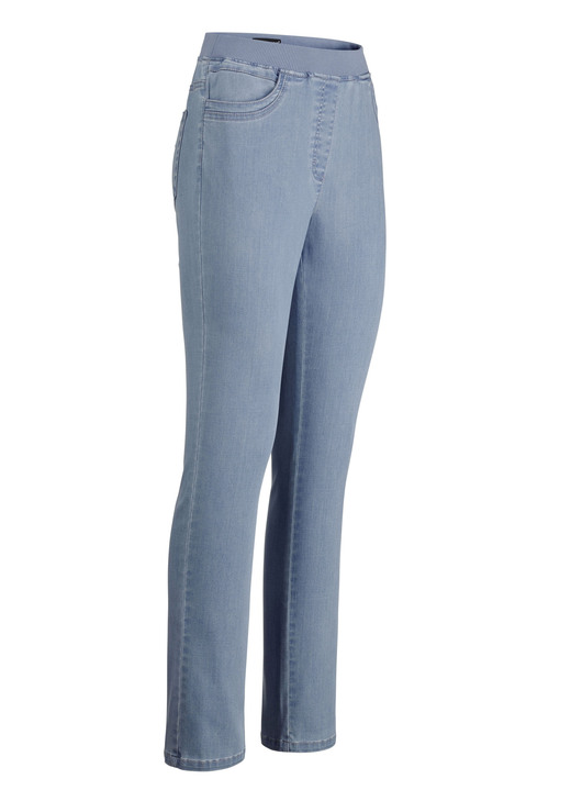 Broeken met elastische band - Pull-on-jeans, in Größe 018 bis 052, in Farbe LICHTBLAUW Ansicht 1