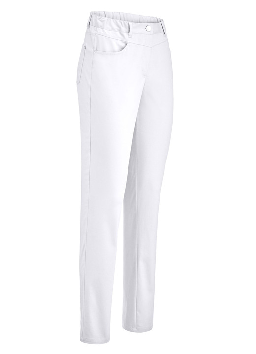 Broeken - 4-pocketbroek, in Größe 018 bis 052, in Farbe WIT Ansicht 1