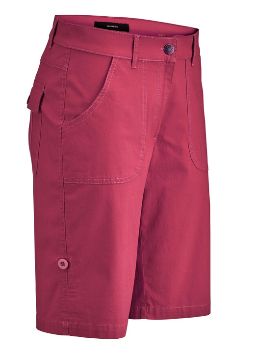 Broeken - Bermudashort met decoratieve bandjes Broeken - Bermudashort met decoratieve bandjes, in Größe 034 bis 052, in Farbe ROOD