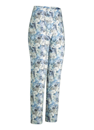 Broek met all-over bloemendessin