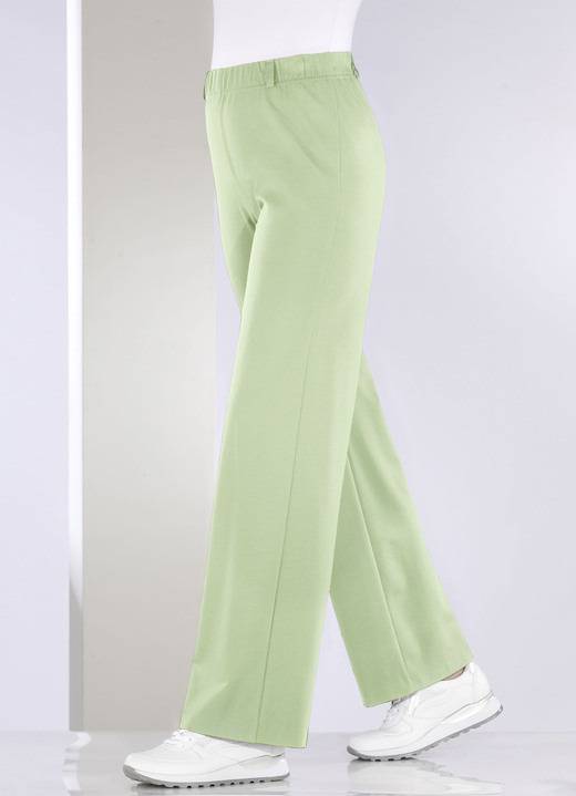 Hosen in Schlupfform - Hose in modischer Palazzo-Form, in Größe 018 bis 054, in Farbe PISTAZIE Ansicht 1
