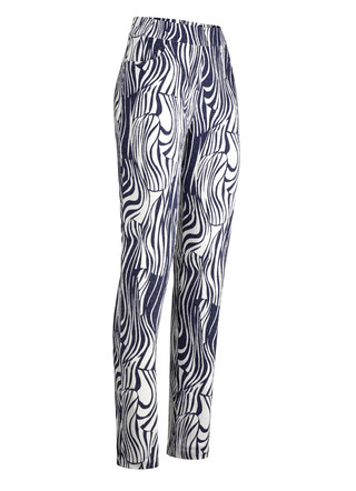 Broek met expressief design