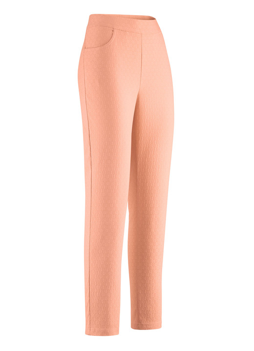 Broeken met elastische band - Enkellange broek in comfortabel pull-on-model Broeken met elastische band - Enkellange broek in comfortabel pull-on-model, in Größe 018 bis 052, in Farbe ABRIKOOS