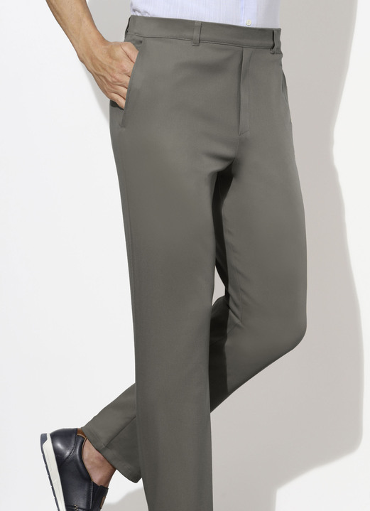 Broeken - ‘Klaus Modelle‘ pull-on broek in 4 kleuren Broeken - ‘Klaus Modelle‘ pull-on broek in 4 kleuren, in Größe 024 bis 062, in Farbe KAKI