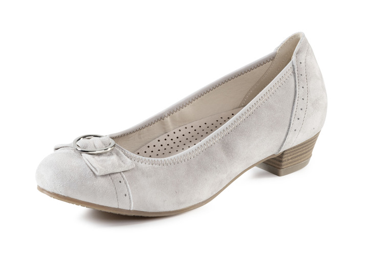 Pumps en ballerina‘s - Andrea Conti, chique damespumps, met elastische band, in Größe 036 bis 042, in Farbe KIEZEL Ansicht 1