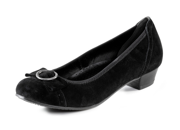 Pumps en ballerina‘s - Andrea Conti, chique damespumps, met elastische band, in Größe 036 bis 042, in Farbe ZWART Ansicht 1