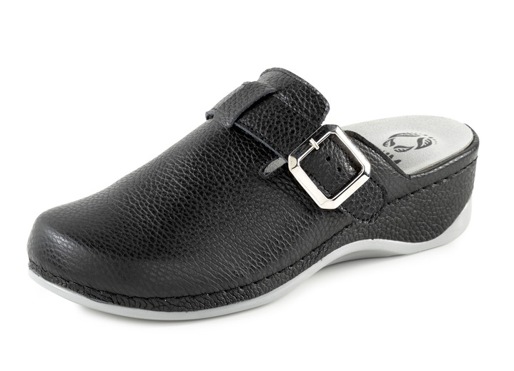 Sandalen & slippers - Mubb klomp met comfortabele vulling, in Größe 036 bis 042, in Farbe SCHWARZ Ansicht 1