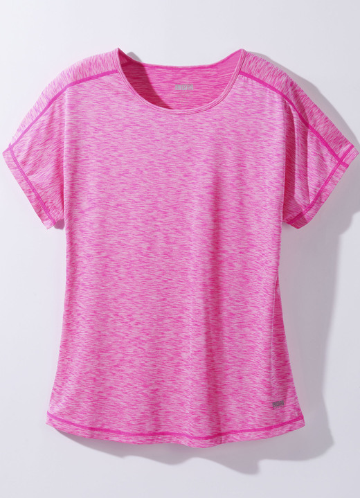 Vrijetijdspakken - Functioneel shirt van “LPO” in 3 kleuren, in Größe 036 bis 050, in Farbe ROZE GEMÊLEERD Ansicht 1