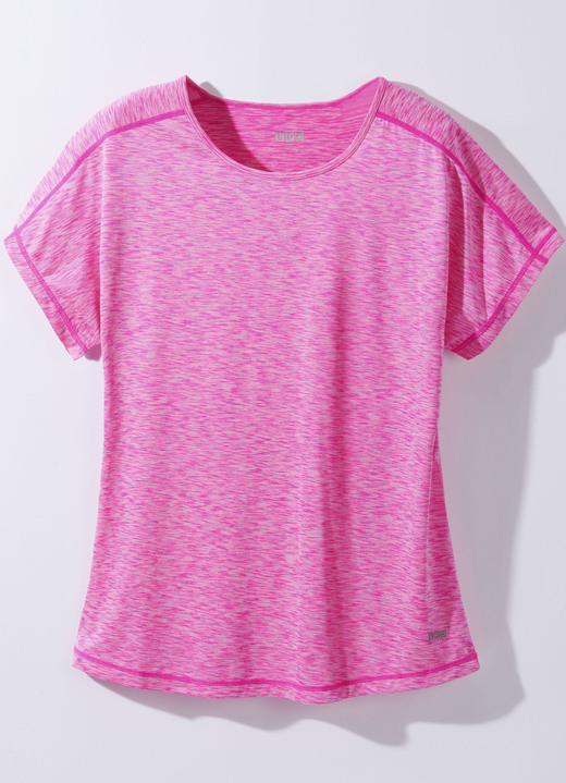 - Functioneel shirt van “LPO” in 3 kleuren, in Größe 036 bis 050, in Farbe ROZE GEMÊLEERD Ansicht 1