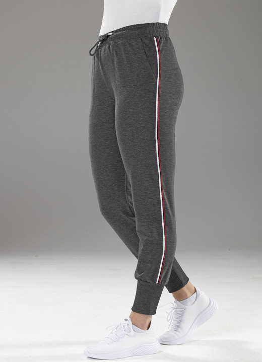 Vrijetijds pantalons - Vrijetijdsbroek van “Plantier” in 4 kleuren, in Größe 019 bis 052, in Farbe ANTRACIET GEMÊLEERD Ansicht 1
