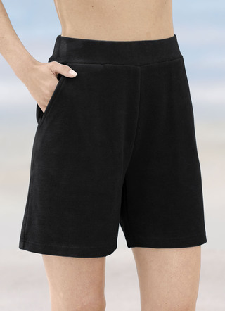 Shorts gemaakt van badstof-stretch