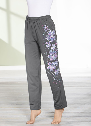 Broek met een geweldig bloemendessin
