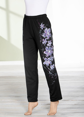 Broek met een geweldig bloemendessin