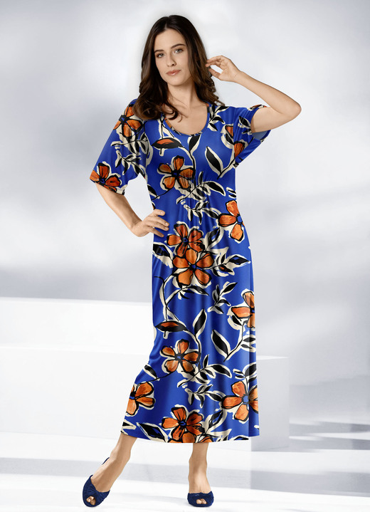 Homewear & vrijetijdsmode - Kaftan van topkwaliteit, in Größe 038 bis 062, in Farbe BLAUW-MULTICOLOR