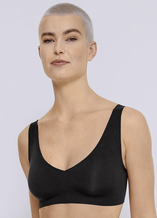 Tagwäsche - BH, in Größe L bis XL, in Farbe SCHWARZ Ansicht 1