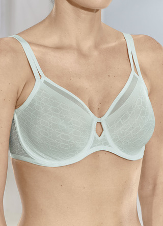 Triumph Signature transparante, minimalistische beugelbeha met voorgevormde cups