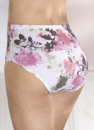 Set van vier slips met elastische tailleband