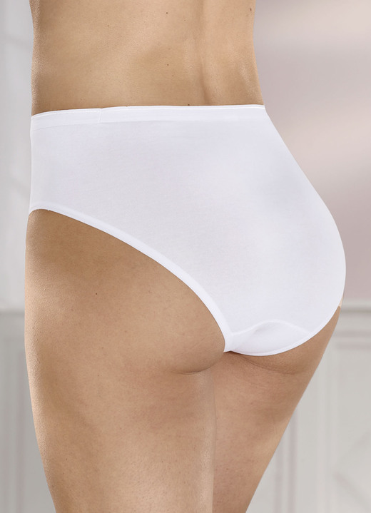 Slips - Comtessa drie-pack slip zonder zijnaden, in Größe 038 bis 050, in Farbe WIT Ansicht 1