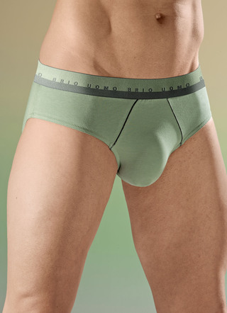 Set van drie slips met elastische tailleband