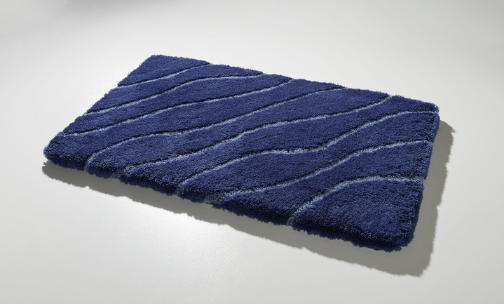 Badmatten - Badkamerset van “Kleine Wolke”, in Größe 101 (tapijt, 55/ 65 cm) bis 108 (staande WC-mat, 55/ 55 cm), in Farbe BLAU Ansicht 1