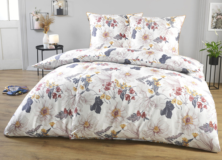 Beddengoed - Digitaal bedrukt beddengoedset van Irisette, in Größe 112 (80/80 cm + 135/200 cm) bis 115 (80/80 cm + 155/220 cm), in Farbe CREME Ansicht 1