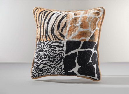 Sprei in fascinerende patchwork-look