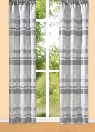 Gordijnenset in linnenlook