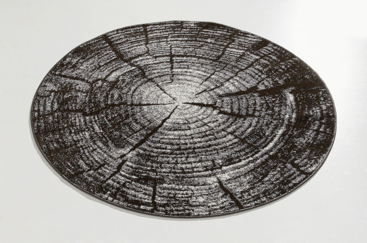 Modern - Bruggen en tapijten in heatset frisé kwaliteit, in Größe 112 (vloerkleed, 60 x 110 cm) bis 305 (tapijt, ؠ160 cm), in Farbe GRIJS Ansicht 1