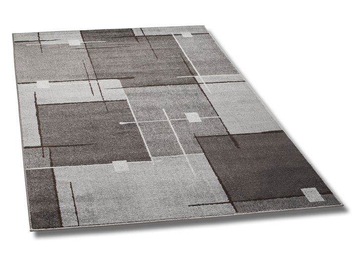 Modern - Moderne bruggen en tapijten, in Größe 111 (Brug, 60 x 110 cm) bis 282 (Tapijt, 200 x 290 cm), in Farbe GRIJS Ansicht 1