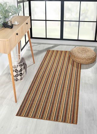 Loper met antislip latex achterkant