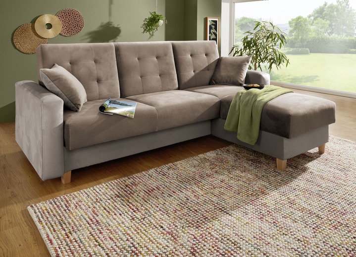 Polsterecken - Polsterecke, Ottom. rechts, in Farbe CREME-BEIGE Ansicht 1