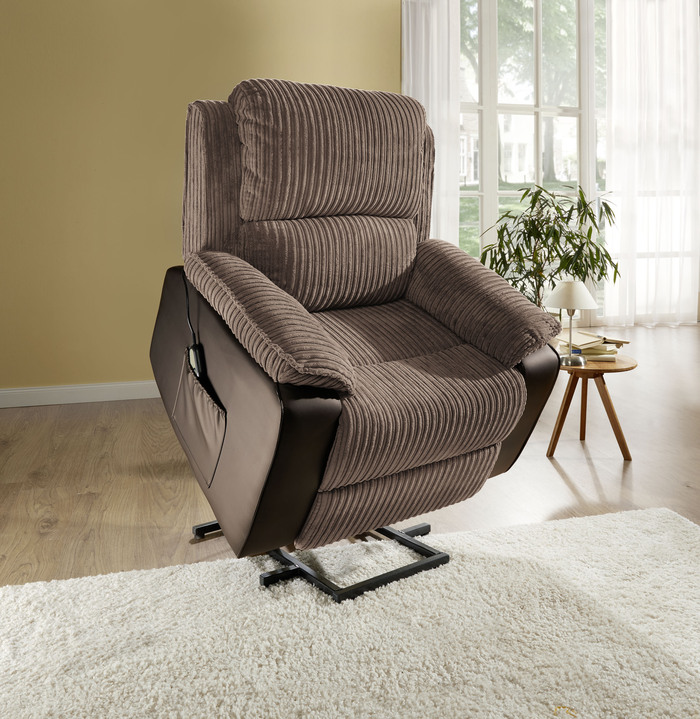 TV-Fauteuil / Relax-fauteuil - Relaxfauteuil met opstahulp, in Farbe BRUIN-BRUIN Ansicht 1