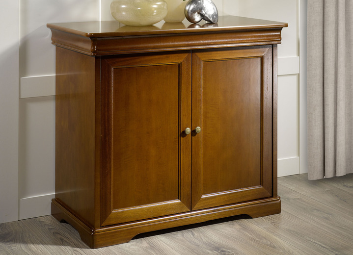 Commodes - Italiaanse ladekast in eenvoudig design, in Farbe NOTENBOOM, in Ausführung Commode, 1 deur Ansicht 1