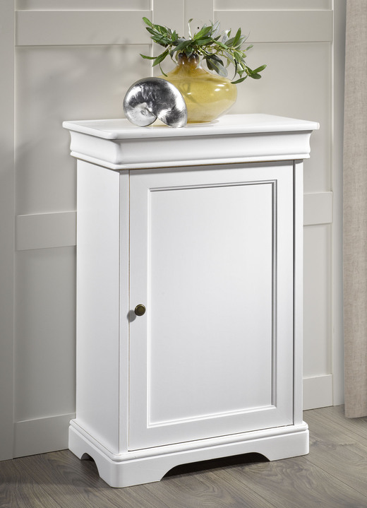 Commodes - Italiaanse ladekast in eenvoudig design, in Farbe WIT, in Ausführung Commode, 2 deuren Ansicht 1