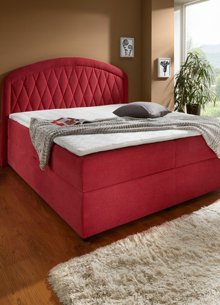 Boxspringbed met nachtkastje en topmatras