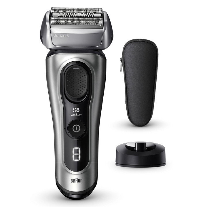 Scheer- & trimapparaten - Braun Shaver 8. 8517s draadloos/netscheerapparaat, in Farbe SCHWARZ