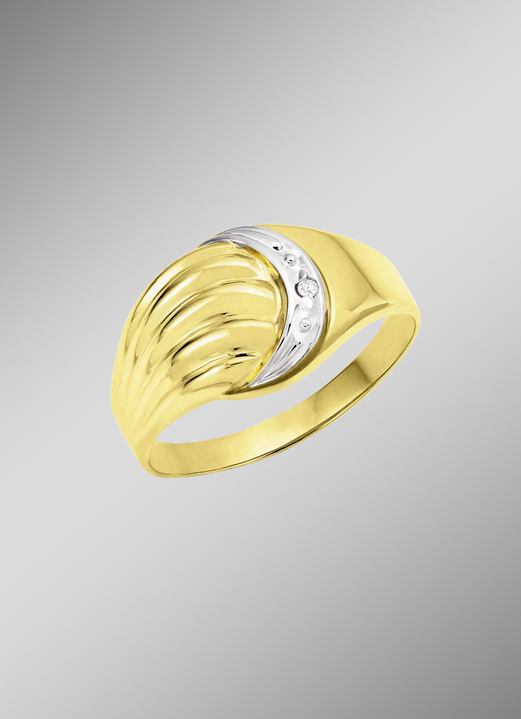 Ringen - Damesring met briljant, in Größe 160 bis 220, in Farbe  Ansicht 1