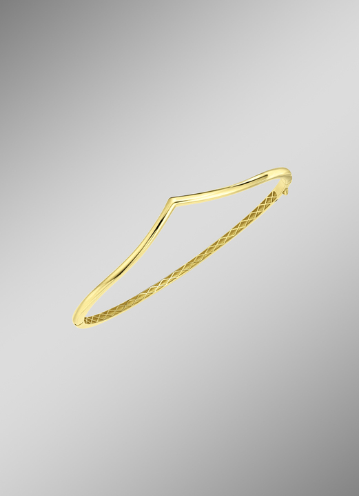 - Glanzende gouden armband, in Farbe  Ansicht 1