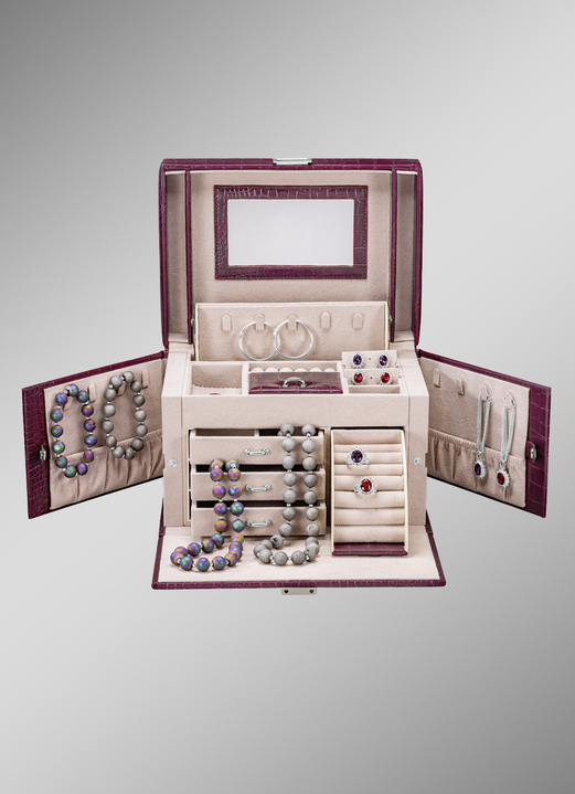 Accessoires - Mooie sieradendoos, in Farbe BEERE Ansicht 1