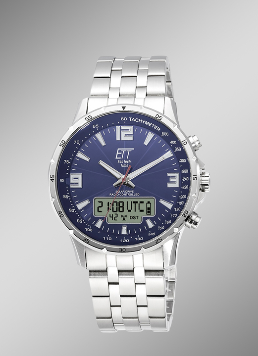 Radiografische-/solarhorloges - Radiogestuurd herenhorloge op zonne-energie, in Farbe  Ansicht 1