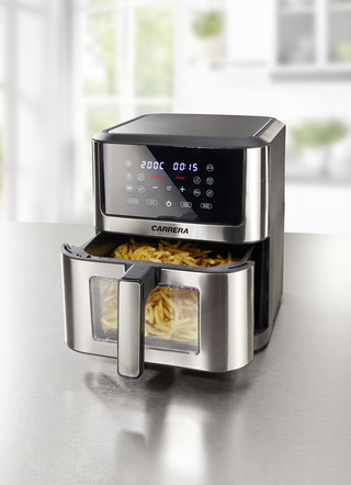 Digitale heteluchtfriteuse met LED-touchdisplay