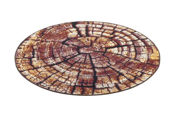 Modern - Teppich, in Größe 300 (ø 60 cm) bis 314 (ø 300 cm), in Farbe BRAUN Ansicht 1