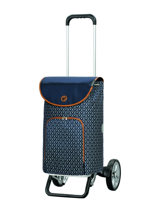 Boodschappenwagen - Alu Star Shopper® Famke gemaakt van hoogwaardig aluminium, in Farbe BLAUW Ansicht 1