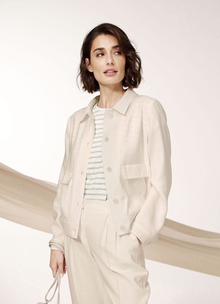 Linnen-look blazer