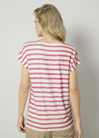 Shirt met een kleurrijke mix van patronen