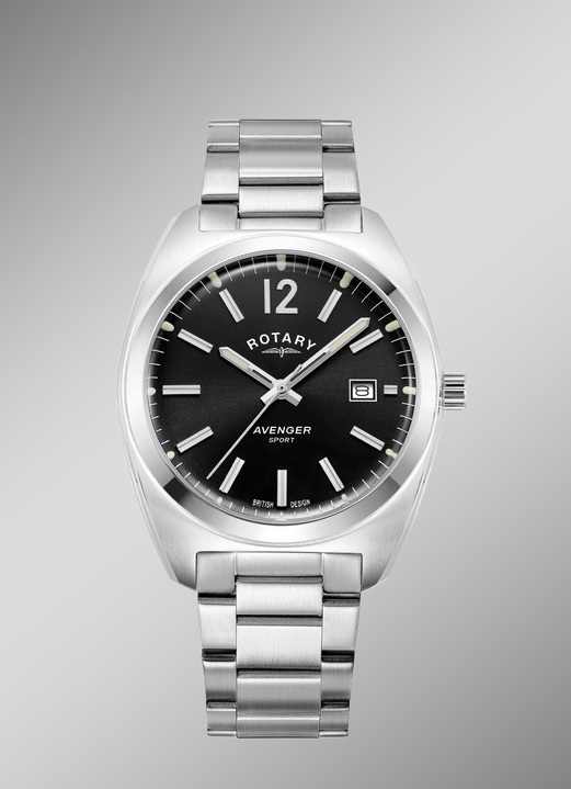 - Quartz herenhorloge met vintage uitstraling, in Farbe  Ansicht 1